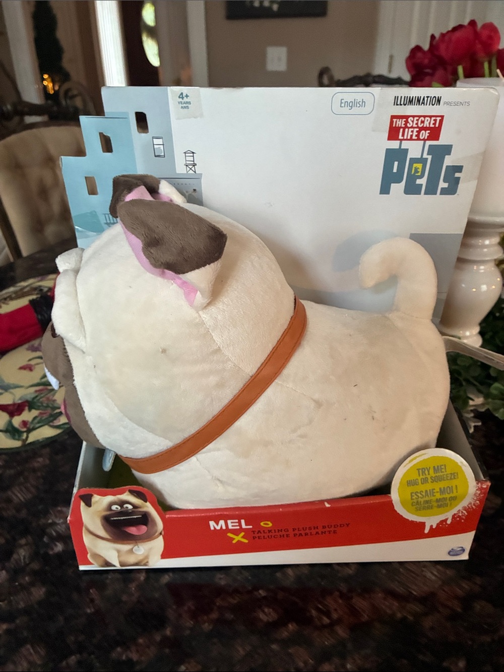 The Secret Life of Pets Mel Plush Dog - Cream and Brown